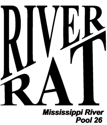 River Rat Mississippi River Left Pocket.. Bla